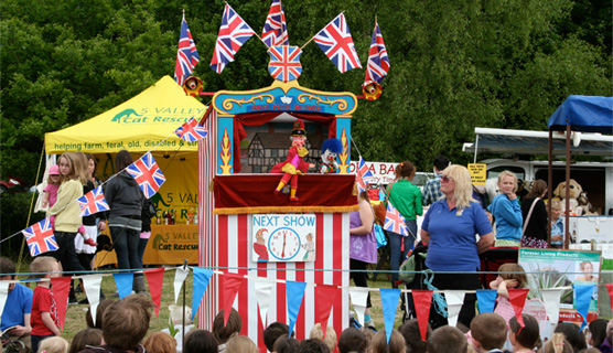 Punch and Judy Show at the Grand Village Fête